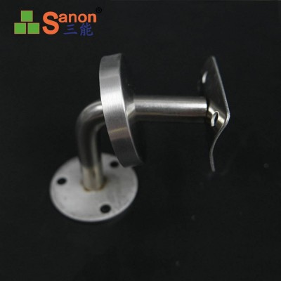 Stainless Steel Stair Handrail Bracket / Inox Wall Bracket For Handrail